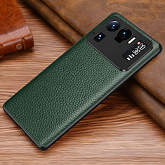 Handyhülle Hülle Luxus Leder Schutzhülle S07 für Xiaomi Mi 11 Ultra 5G Grün