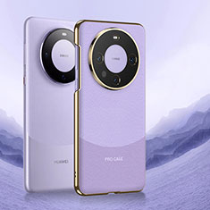 Handyhülle Hülle Luxus Leder Schutzhülle S08 für Huawei Mate 60 Violett