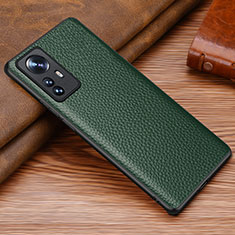 Handyhülle Hülle Luxus Leder Schutzhülle S08 für Xiaomi Mi 12S Pro 5G Grün