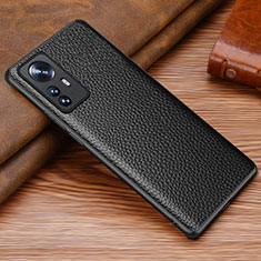 Handyhülle Hülle Luxus Leder Schutzhülle S08 für Xiaomi Mi 12S Pro 5G Schwarz