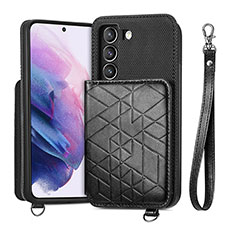 Handyhülle Hülle Luxus Leder Schutzhülle S08D für Samsung Galaxy S21 Plus 5G Schwarz