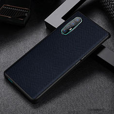 Handyhülle Hülle Luxus Leder Schutzhülle S09 für Oppo Reno3 Pro Blau