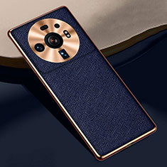 Handyhülle Hülle Luxus Leder Schutzhülle S09 für Xiaomi Mi 12 Ultra 5G Blau