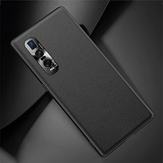 Handyhülle Hülle Luxus Leder Schutzhülle U01 für Oppo Find X2 Pro Schwarz