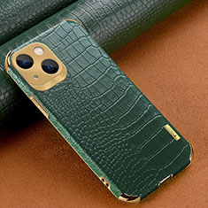 Handyhülle Hülle Luxus Leder Schutzhülle XD1 für Apple iPhone 13 Grün