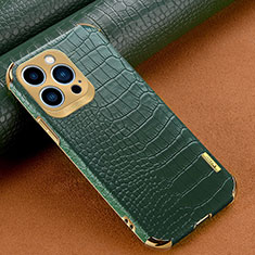 Handyhülle Hülle Luxus Leder Schutzhülle XD1 für Apple iPhone 13 Pro Grün