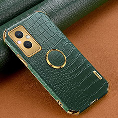 Handyhülle Hülle Luxus Leder Schutzhülle XD1 für Oppo A96 5G Grün