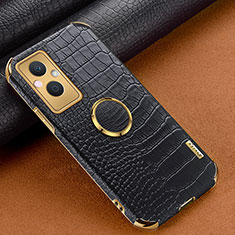 Handyhülle Hülle Luxus Leder Schutzhülle XD1 für Oppo Reno7 Lite 5G Schwarz