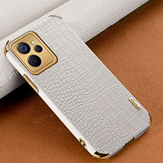 Handyhülle Hülle Luxus Leder Schutzhülle XD1 für Realme 9i 5G Weiß