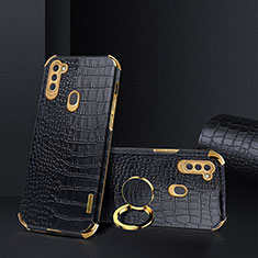 Handyhülle Hülle Luxus Leder Schutzhülle XD1 für Samsung Galaxy A11 Schwarz