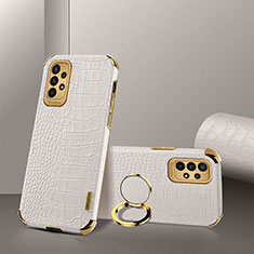 Handyhülle Hülle Luxus Leder Schutzhülle XD1 für Samsung Galaxy A23 5G Weiß