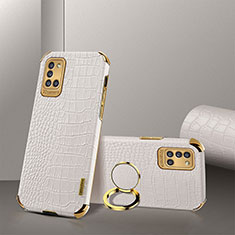 Handyhülle Hülle Luxus Leder Schutzhülle XD1 für Samsung Galaxy A31 Weiß