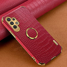 Handyhülle Hülle Luxus Leder Schutzhülle XD1 für Samsung Galaxy A32 4G Rot