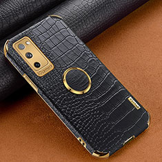 Handyhülle Hülle Luxus Leder Schutzhülle XD1 für Samsung Galaxy S20 FE 4G Schwarz