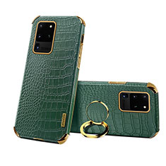 Handyhülle Hülle Luxus Leder Schutzhülle XD1 für Samsung Galaxy S20 Ultra 5G Grün