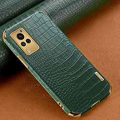 Handyhülle Hülle Luxus Leder Schutzhülle XD1 für Vivo X60 Pro 5G Grün