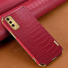 Handyhülle Hülle Luxus Leder Schutzhülle XD1 für Vivo Y11s Rot