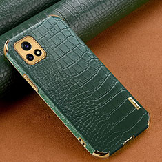 Handyhülle Hülle Luxus Leder Schutzhülle XD1 für Vivo Y31s 5G Grün