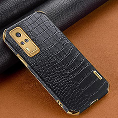 Handyhülle Hülle Luxus Leder Schutzhülle XD1 für Vivo Y51 (2021) Schwarz