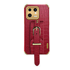 Handyhülle Hülle Luxus Leder Schutzhülle XD1 für Xiaomi Mi 13 5G Rot
