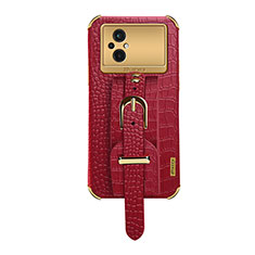 Handyhülle Hülle Luxus Leder Schutzhülle XD1 für Xiaomi Poco M5 4G Rot