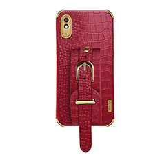 Handyhülle Hülle Luxus Leder Schutzhülle XD1 für Xiaomi Redmi 9A Rot