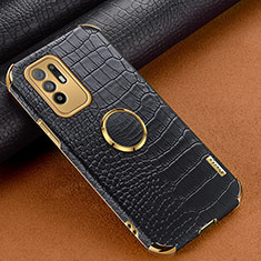 Handyhülle Hülle Luxus Leder Schutzhülle XD2 für Oppo A94 5G Schwarz
