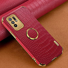 Handyhülle Hülle Luxus Leder Schutzhülle XD2 für Oppo F19 Pro+ Plus 5G Rot