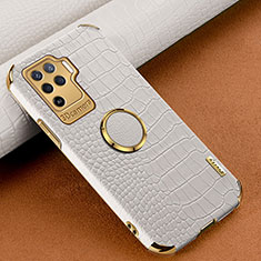 Handyhülle Hülle Luxus Leder Schutzhülle XD2 für Oppo Reno5 Lite Weiß