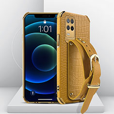 Handyhülle Hülle Luxus Leder Schutzhülle XD2 für Realme 8 Pro Gelb