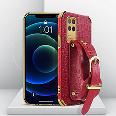 Handyhülle Hülle Luxus Leder Schutzhülle XD2 für Realme 8 Pro Rot