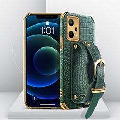 Handyhülle Hülle Luxus Leder Schutzhülle XD2 für Realme 9 Pro 5G Grün