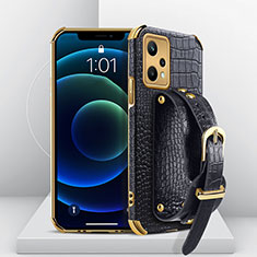 Handyhülle Hülle Luxus Leder Schutzhülle XD2 für Realme 9 Pro 5G Schwarz