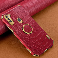 Handyhülle Hülle Luxus Leder Schutzhülle XD2 für Samsung Galaxy A11 Rot