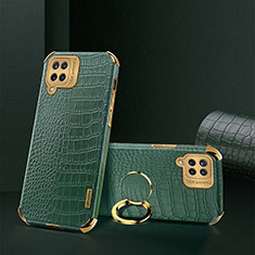 Handyhülle Hülle Luxus Leder Schutzhülle XD2 für Samsung Galaxy A12 Grün