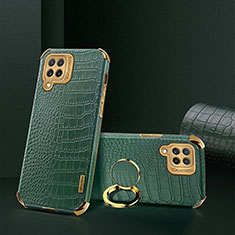 Handyhülle Hülle Luxus Leder Schutzhülle XD2 für Samsung Galaxy A22 4G Grün