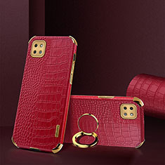Handyhülle Hülle Luxus Leder Schutzhülle XD2 für Samsung Galaxy A22 5G Rot