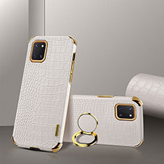 Handyhülle Hülle Luxus Leder Schutzhülle XD2 für Samsung Galaxy A81 Weiß