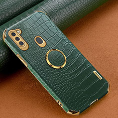 Handyhülle Hülle Luxus Leder Schutzhülle XD2 für Samsung Galaxy M11 Grün
