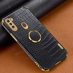 Handyhülle Hülle Luxus Leder Schutzhülle XD2 für Samsung Galaxy M11 Schwarz