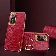 Handyhülle Hülle Luxus Leder Schutzhülle XD2 für Samsung Galaxy Note 20 Ultra 5G Rot