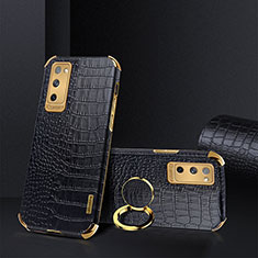 Handyhülle Hülle Luxus Leder Schutzhülle XD2 für Samsung Galaxy S20 FE 4G Schwarz