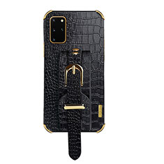 Handyhülle Hülle Luxus Leder Schutzhülle XD2 für Samsung Galaxy S20 Plus Schwarz