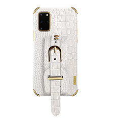 Handyhülle Hülle Luxus Leder Schutzhülle XD2 für Samsung Galaxy S20 Plus Weiß