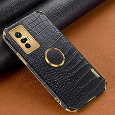 Handyhülle Hülle Luxus Leder Schutzhülle XD2 für Vivo X70 5G Schwarz