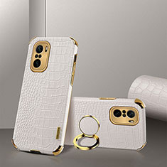 Handyhülle Hülle Luxus Leder Schutzhülle XD2 für Xiaomi Poco F3 5G Weiß