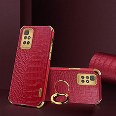 Handyhülle Hülle Luxus Leder Schutzhülle XD2 für Xiaomi Redmi 10 4G Rot