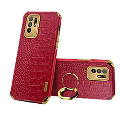 Handyhülle Hülle Luxus Leder Schutzhülle XD3 für Oppo A94 5G Rot