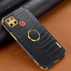 Handyhülle Hülle Luxus Leder Schutzhülle XD3 für Realme C25 Schwarz