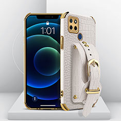 Handyhülle Hülle Luxus Leder Schutzhülle XD3 für Realme Q2i 5G Weiß